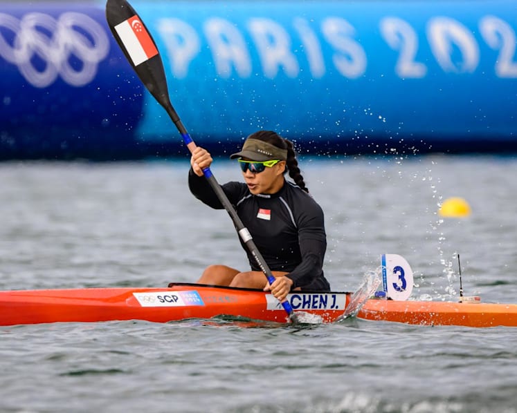 Singapore kayaker Stephenie Chen into semi-finals at Paris Olympics