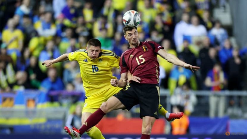 Lukaku's late double leads Belgium to 3-0 win over Ukraine to retain League A spot