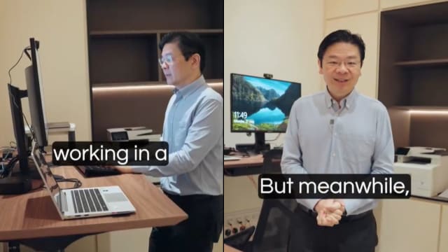 “开箱”新办公室橱柜空荡荡 黄总理：太忙还没时间整理