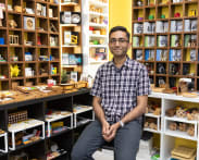 For this puzzle collector, a childhood pastime is now a way to connect with people