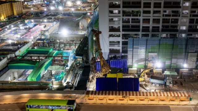 后港居民申诉地铁跨岛线半夜施工发噪音扰睡眠 