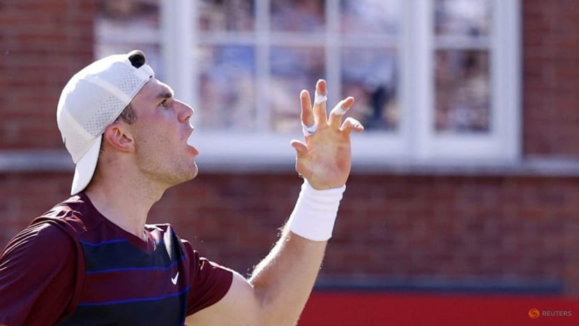 Draper revs up for Wimbledon with tough win over Popyrin at Queen's