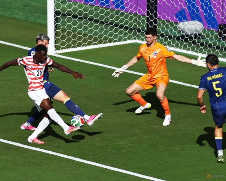Balogun goes from hero to suspended spectator as US advance