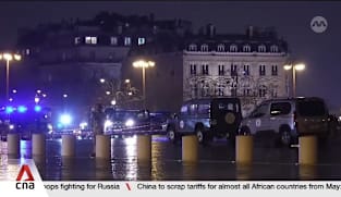 Man shot dead after attempting to stab officer at tourist attraction in France 