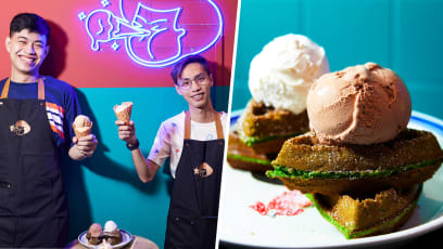 NUS Pals Open Gelato Shop As “First Jobs”, S’porean Flavours Like Pandan, Muah Chee On Menu