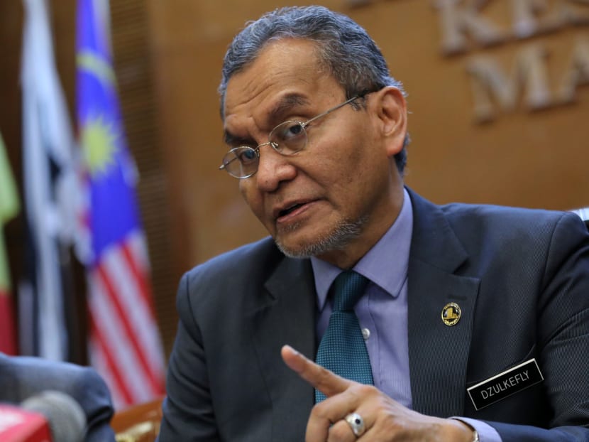 Malaysia’s Health Minister Dzulkefly Ahmad speaks during a news conference in Putrajaya, Malaysia, on Dec 9, 2019.