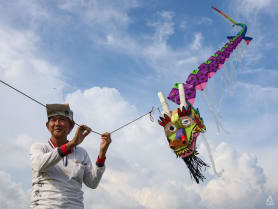 In Pictures: Meet the 70-year-old lorry driver who is also a 'kite doctor' 