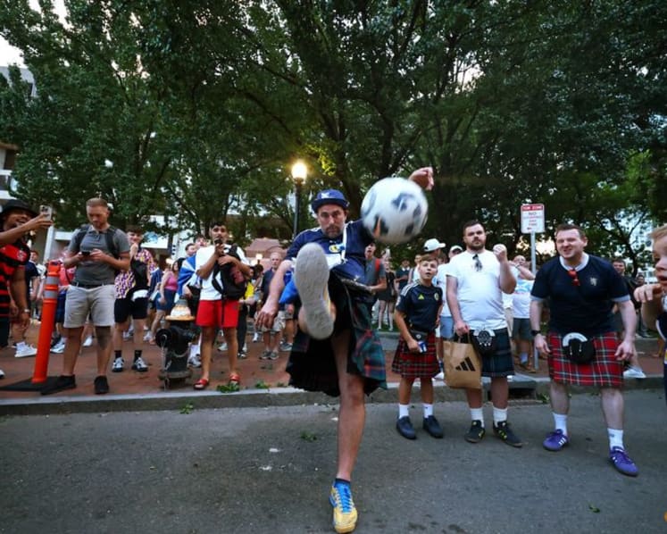 Scotland's Tartan Army digs deep into pockets for World Cup return