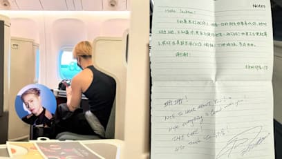 Jackson Wang Writes Handwritten Note To Fan After Her Best Friend Leaves Him A Message On Flight