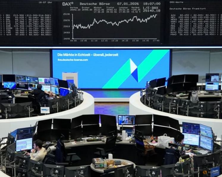 Stocks mixed, yields rise ahead of US jobs data; defense shares climb