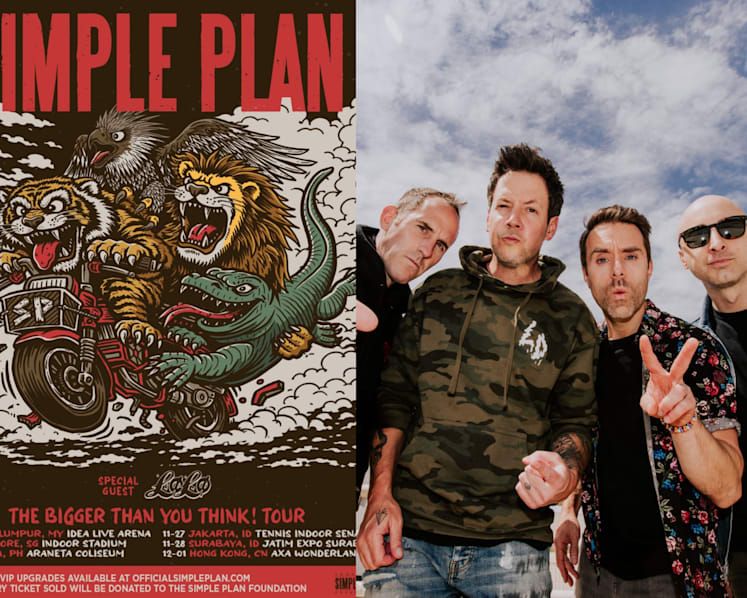 Pop-punk band Simple Plan to perform in Singapore in November