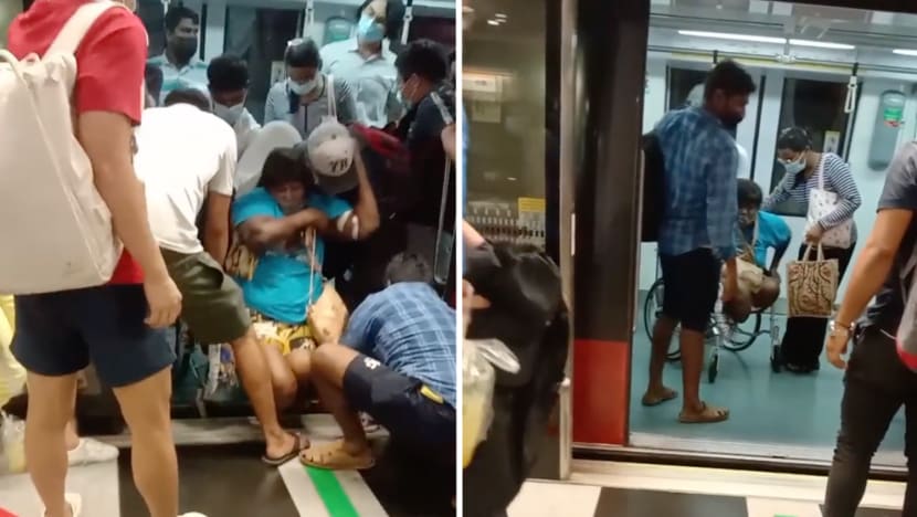 #trending: Video of commuters rushing to free wheelchair user stuck in MRT platform gap moves netizens, some question accessibility of stations