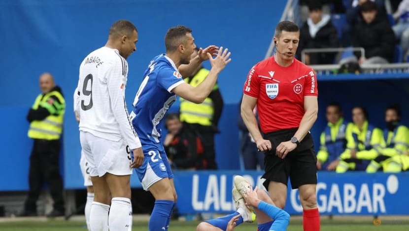 Mbappe receives one-match ban for tackle in Alaves clash Mbappe receives one-match ban for tackle in Alaves clash