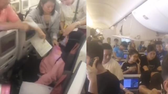 38度高温没冷气 卡塔尔航空乘客热到脱衣有人晕倒