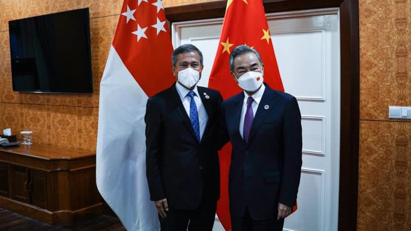 "Perlu elak pertimbangan yang salah dan kemalangan": Vivian Balakrishnan mengenai perkembangan di Selat Taiwan "Perlu elak pertimbangan yang salah dan kemalangan": Vivian Balakrishnan mengenai perkembangan di Selat Taiwan