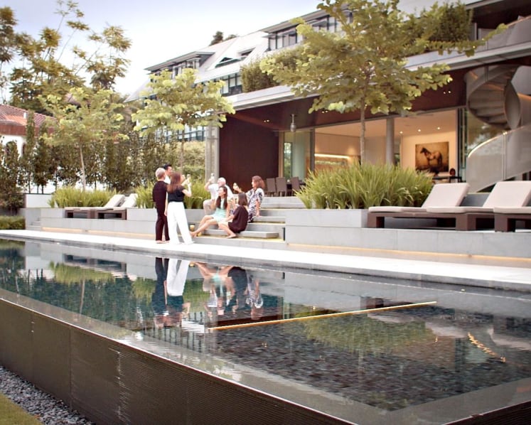 Inside a sprawling residence in Singapore inspired by New York memories