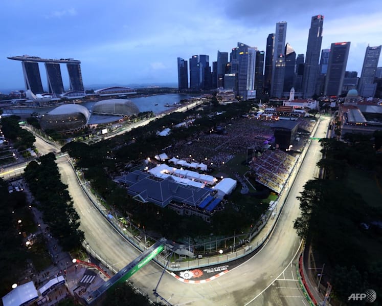 Aerial activities to be restricted over parts of Singapore during F1 week