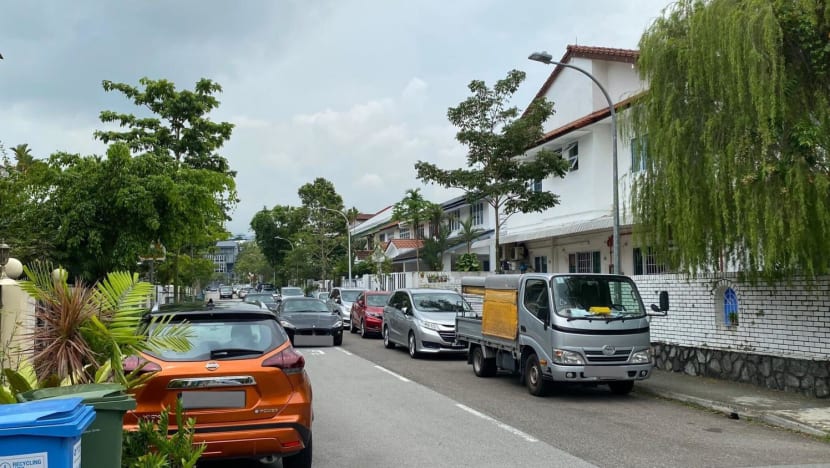 Landed property owners resigned to parking situation, urge people to be considerate Landed property owners resigned to parking situation, urge people to be considerate