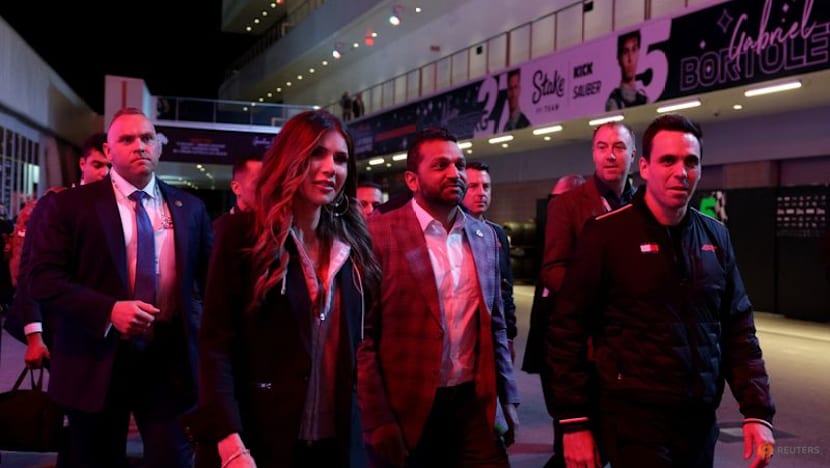 FBI's Patel, Homeland Security's Noem attend Las Vegas Grand Prix