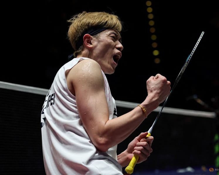 Badminton-Lin upsets Vitidsarn to set up All England Open final against India's Sen
