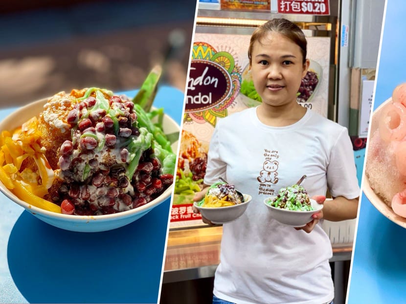 Indonesia-Born Hawker Sells Delish Jackfruit Chendol & ‘Commando’ Red Tea Jelly Longan