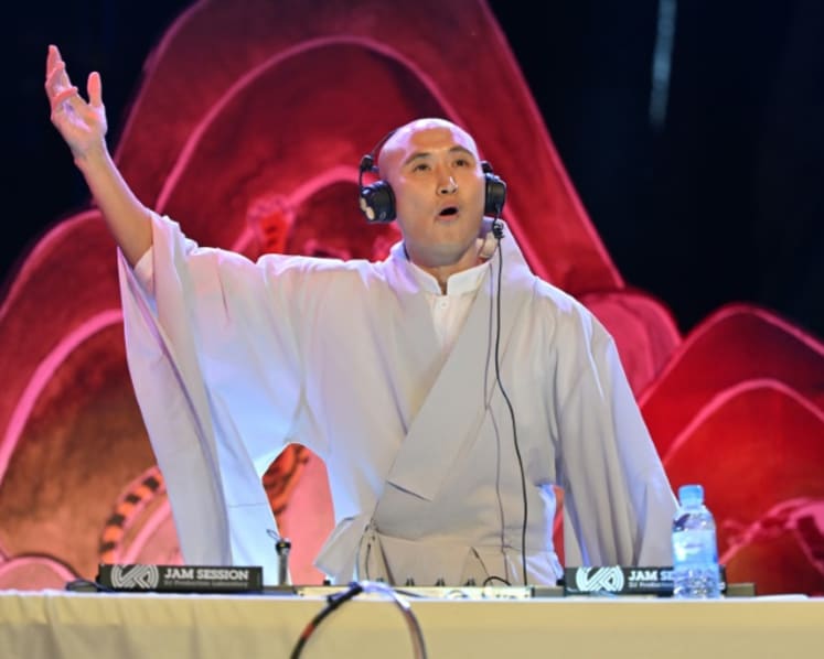 South Korean DJ 'monk' performance must not involve religious elements if it is to proceed, say authorities