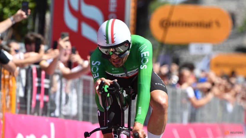 Italian Ganna first rider to abandon Tour de France