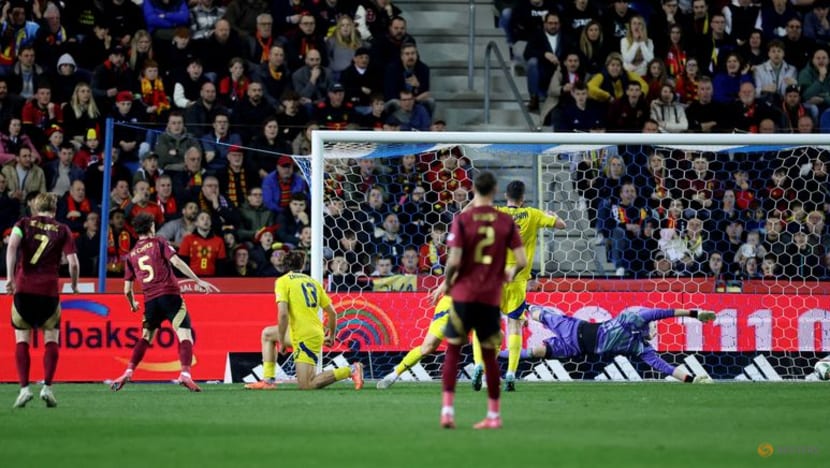 Lukaku's late double leads Belgium to 3-0 win over Ukraine to retain League A spot