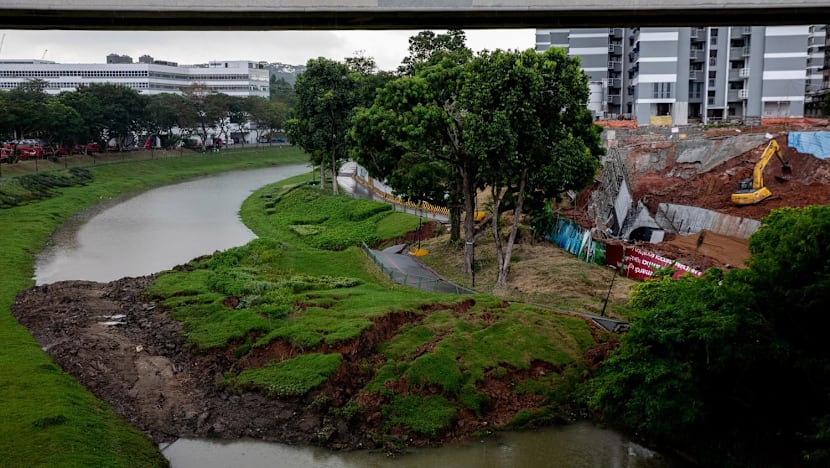 Part of Ulu Pandan park connector in Clementi closed after landslide, passer-by injured