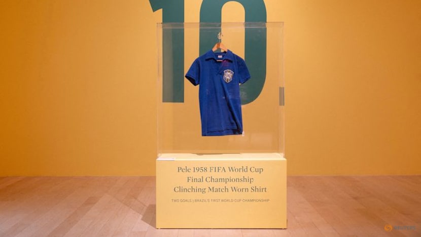 Pele's 1958 World Cup final shirt sells for $4.9 million