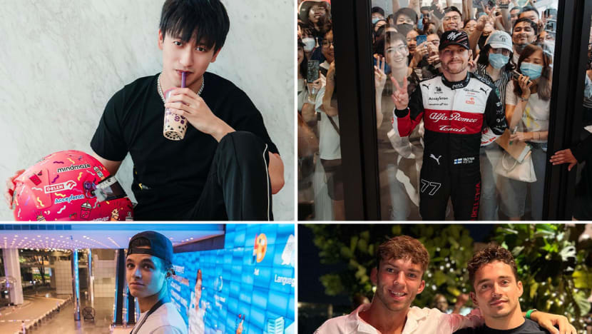 #trending: What F1 drivers are up to in Singapore — from taking taxi to drinking bubble tea and meeting fans