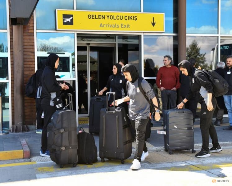 Iran's women soccer team returns home, Fars news reports