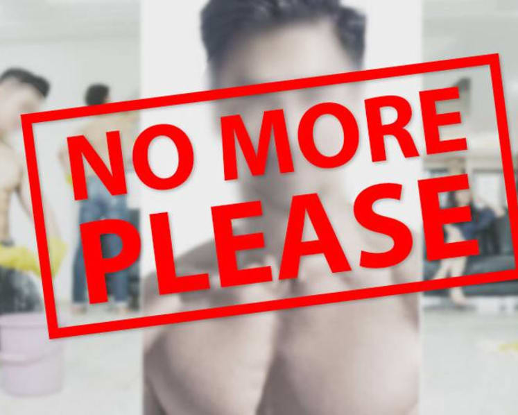 Commentary: What’s with the spate of half-naked men these days?