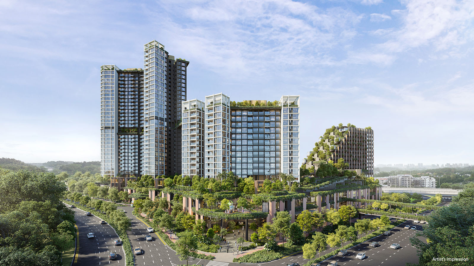 Biophilic living rises to new heights of luxury at this integrated development nestled within the greenery of Bukit Timah.