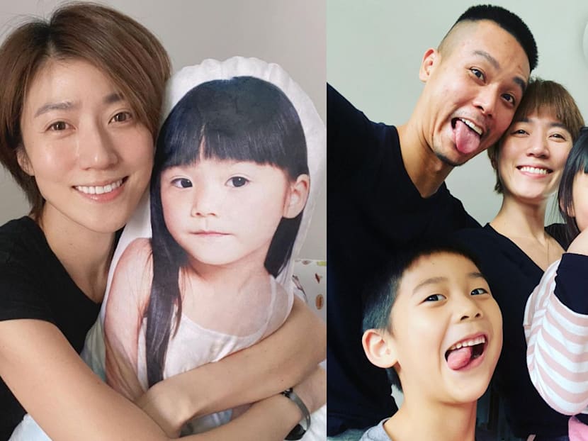Kate Pang Is Back In Singapore For A Week; Has A Life-Sized Cushion Of Her 5-Year-Old Daughter For Company