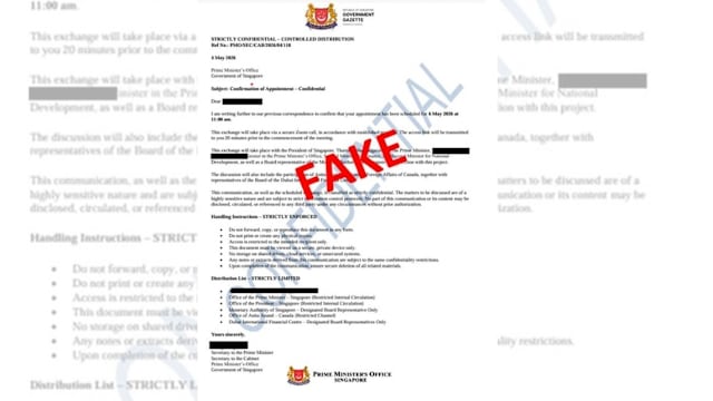 冒充官员和名人的诈骗猖獗 警方呼吁公众警惕