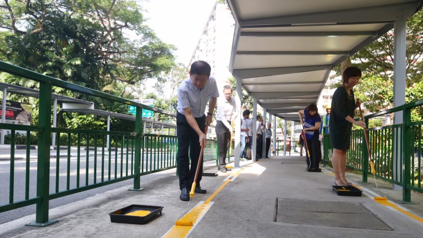 Commuting aids for the disabled unveiled at Redhill MRT Station