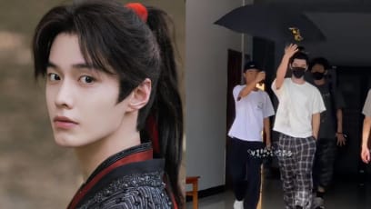 Chinese Actor Called "Uncultured" For Pushing Away Umbrella Held By Assistant 'Cos It Was Blocking Him