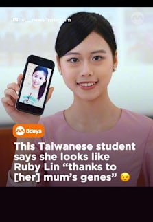 Do you see it? 🤔 #8dayssg #8dayssgasianent #lookalike #ambassador #ruby 