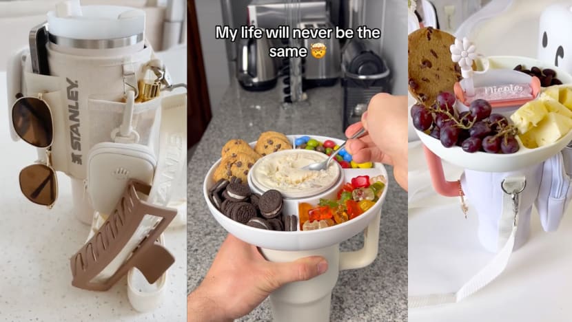 Does Your Tumbler Really Need A Snack Holder? There Are Tumbler Accessories For Every Purpose Now, Ranging From Stylish To Silly Does Your Tumbler Really Need A Snack Holder? There Are Tumbler Accessories For Every Purpose Now, Ranging From Stylish To Silly