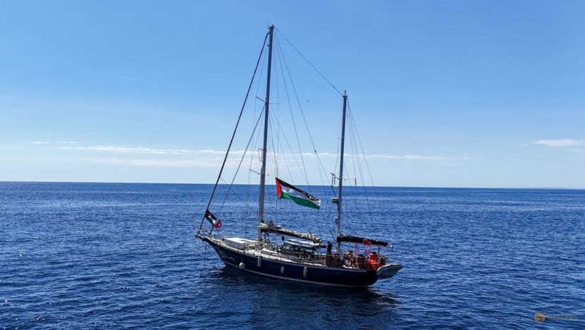 Nonprofit ship sets sail for Gaza after drone attack setback