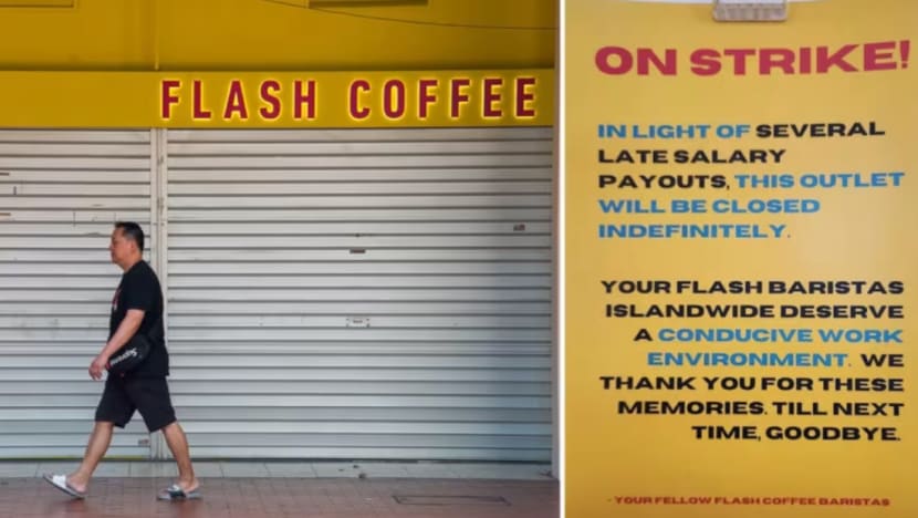 Flash Coffee tutup semua 11 cawangan di SG; sangkal laporan pekerja 'mogok' Flash Coffee tutup semua 11 cawangan di SG; sangkal laporan pekerja 'mogok'