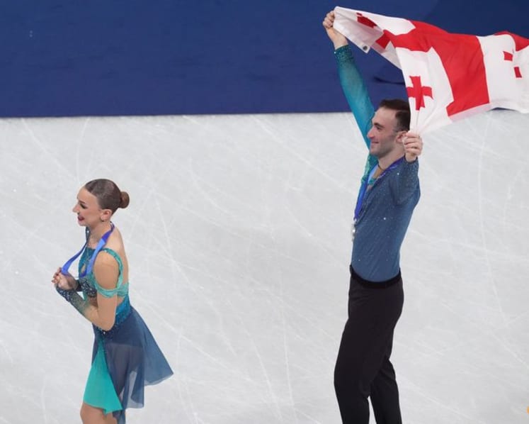Figure skating: Metelkina and Berulava win Georgia's first ever Winter Olympic medal