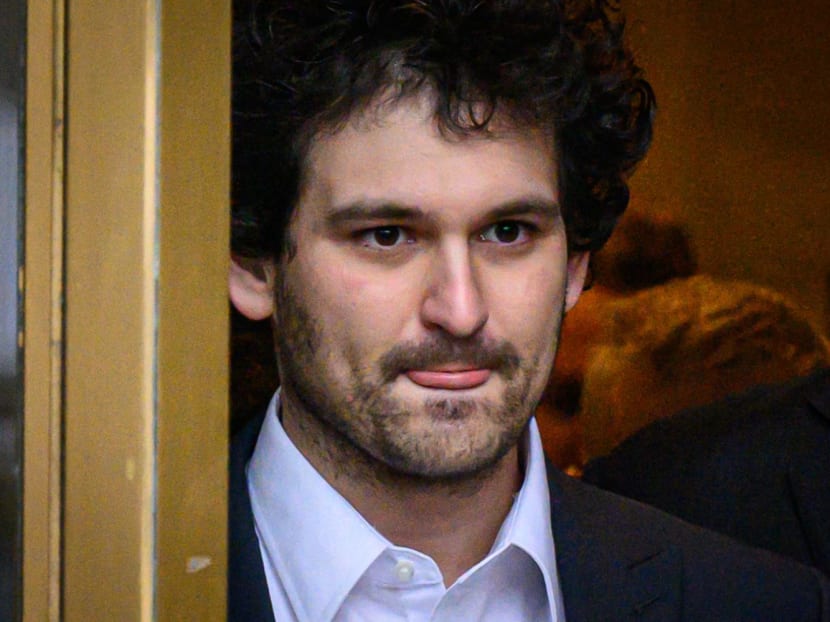 FTX founder Sam Bankman-Fried leaves a courthouse following his arraignment in New York City on Dec 22, 2022. 