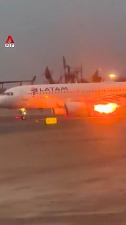 LATAM Airlines flight evacuated after engine fire at Lima Airport