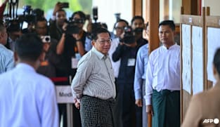 Myanmar junta stages election after five years of civil war