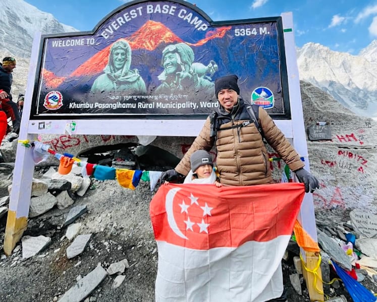 Boy, 5, conquers Mount Everest base camp in 8 days, becomes youngest S'porean to do so