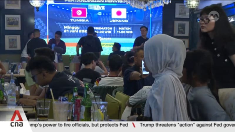 Businesses in Indonesia cash in on World Cup football fever