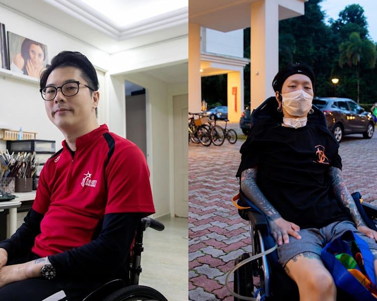 True grit: Paralysed after separate accidents, two men fight on to live fully