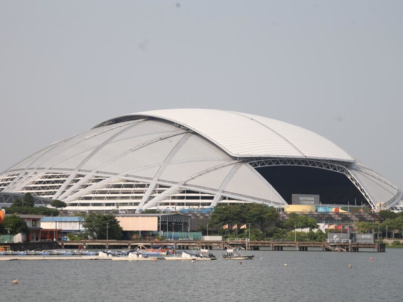 A view of the National Stadium in the Singapore Sports Hub. A view of the National Stadium in the Singapore Sports Hub.